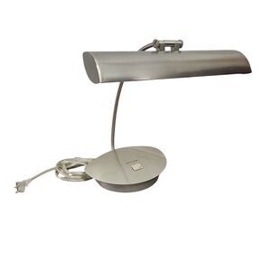 Ott-Lite Stainless Steel Art Deco Style 12.5" Desk Lamp Display Model V2646R